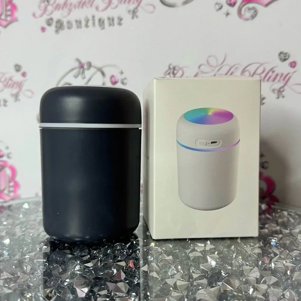 Diffuser mister Grey LED Aroma Diffuser scent light up Colorful lights